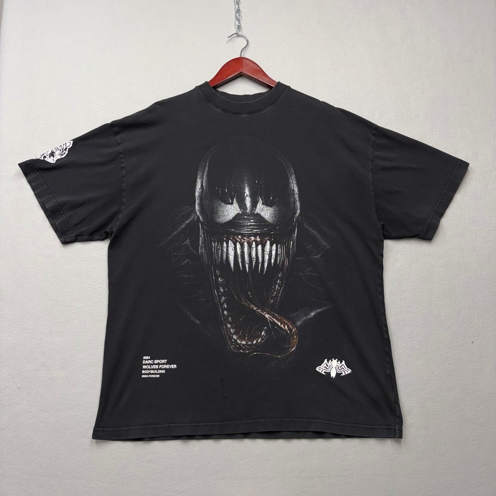 Darc Sport T-Shirt Mens Large Black Venom Marvel Hero Elite Limited Edition